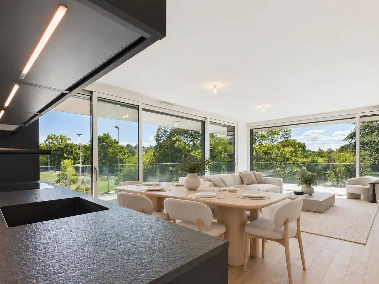 Appartement moderne de haut standing avec terrasse exceptionnelle à Vésenaz